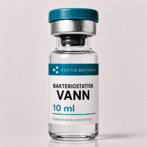 Bakteriostatisk vann 10 ml fra Peptid Butikken