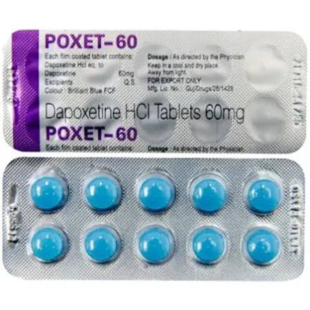 Dapoxetine 60 mg tabletter